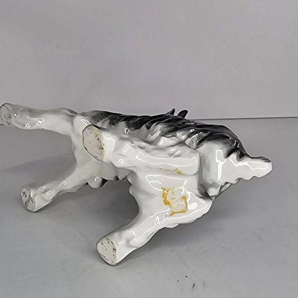 Vintage Goebel Cortendorf Ceramic Black White Goat Figurine Germany #12081 *CHIP - Picture 5 of 9